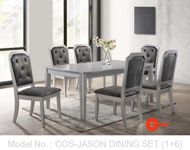 COS-JASON DINING SET (1+6)